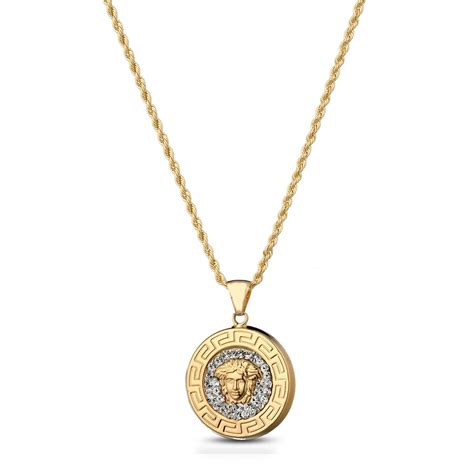 pendente versace oro|versace necklace farfetch.